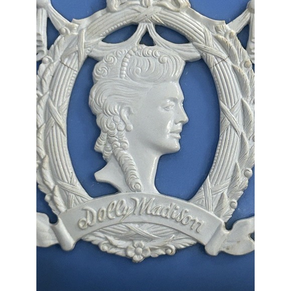 Bulova Other - Bulova Resin Dolly Madison White And Blue Collection Box Box Only